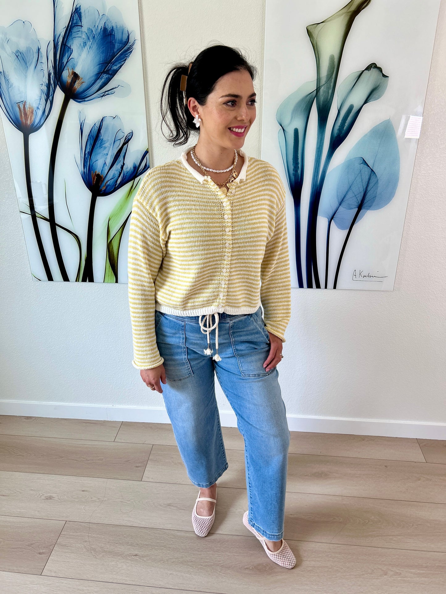 Risen Drawstring Crop Jean