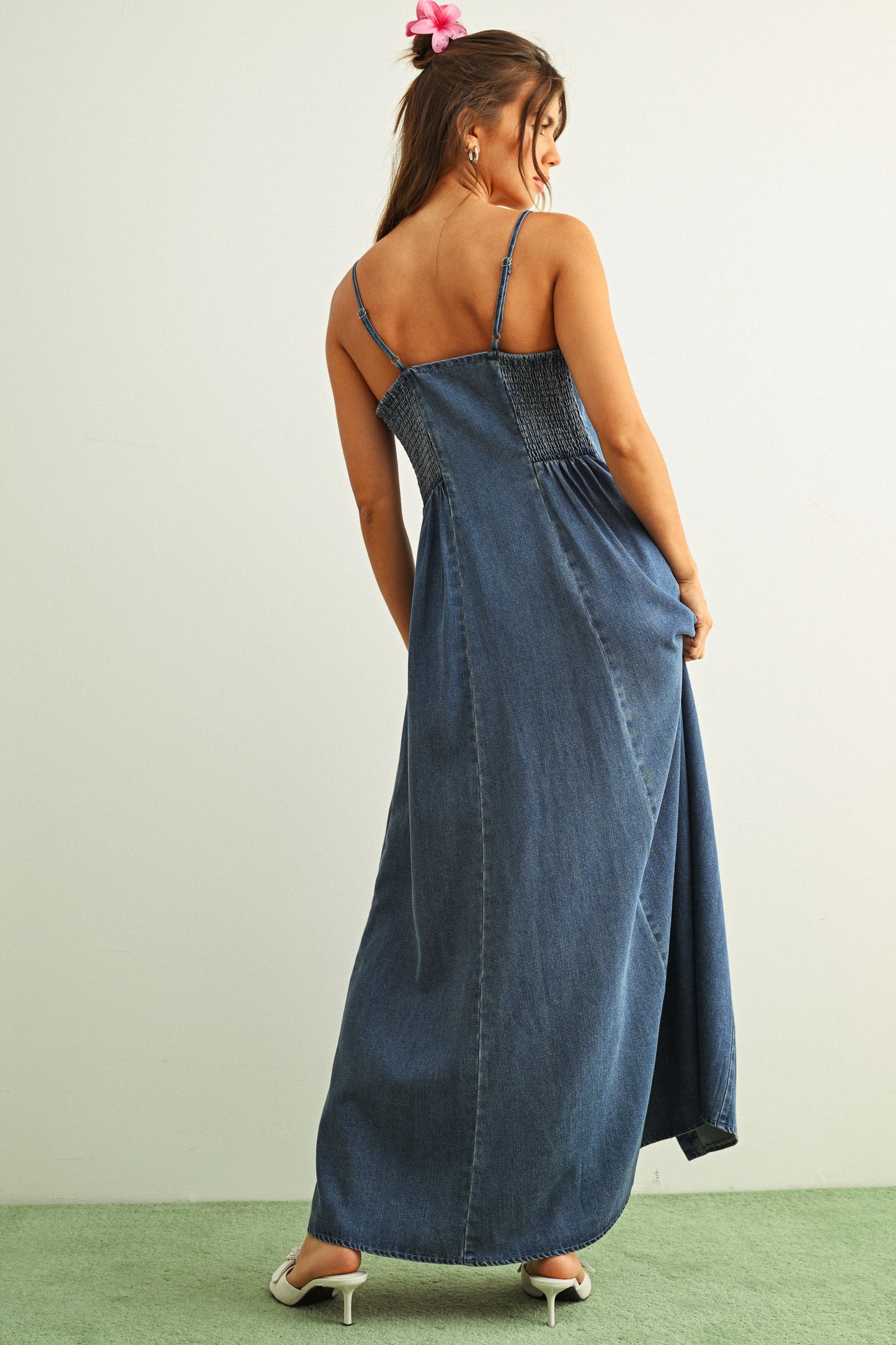Maxi Denim Dress