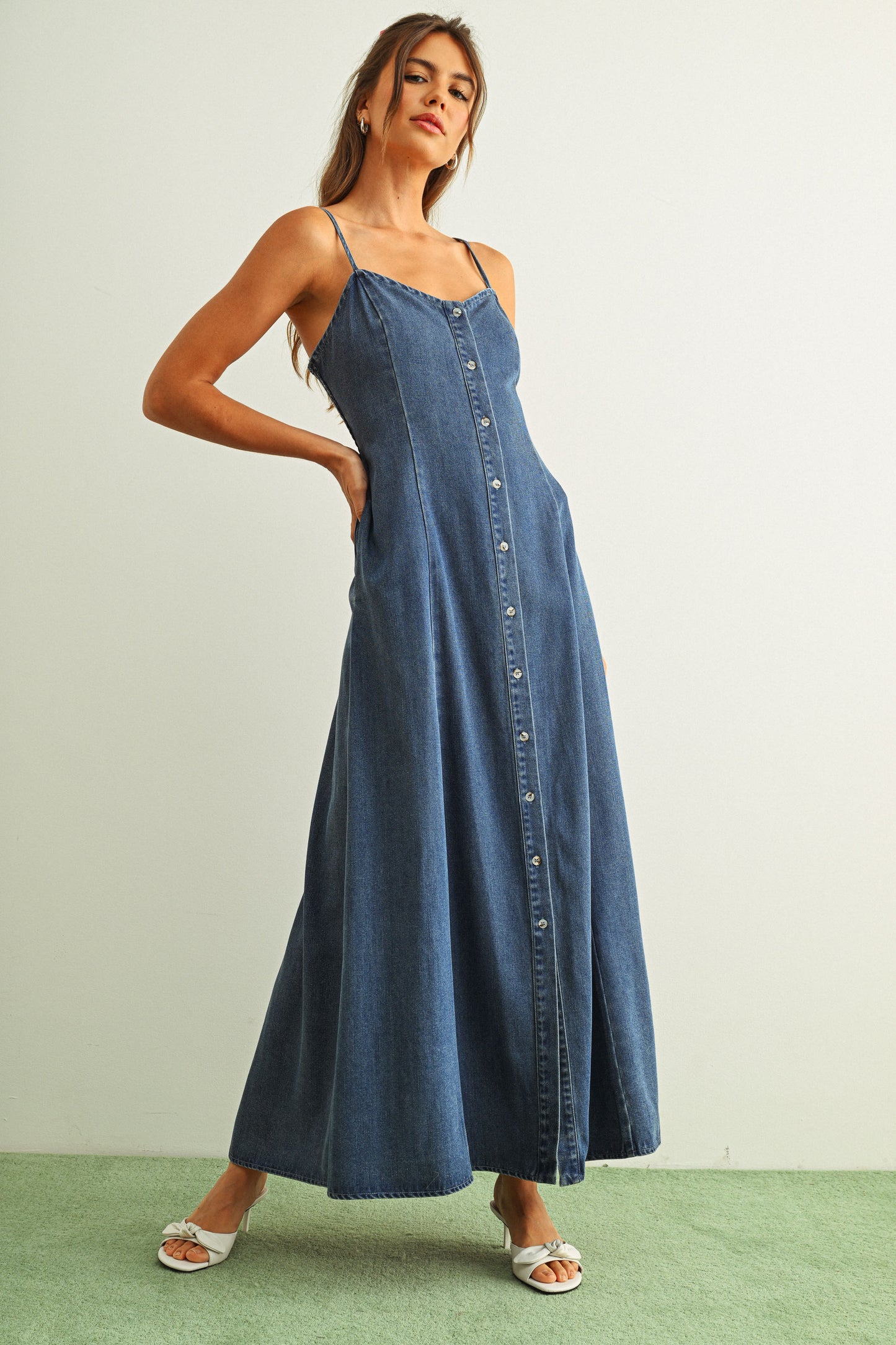 Maxi Denim Dress