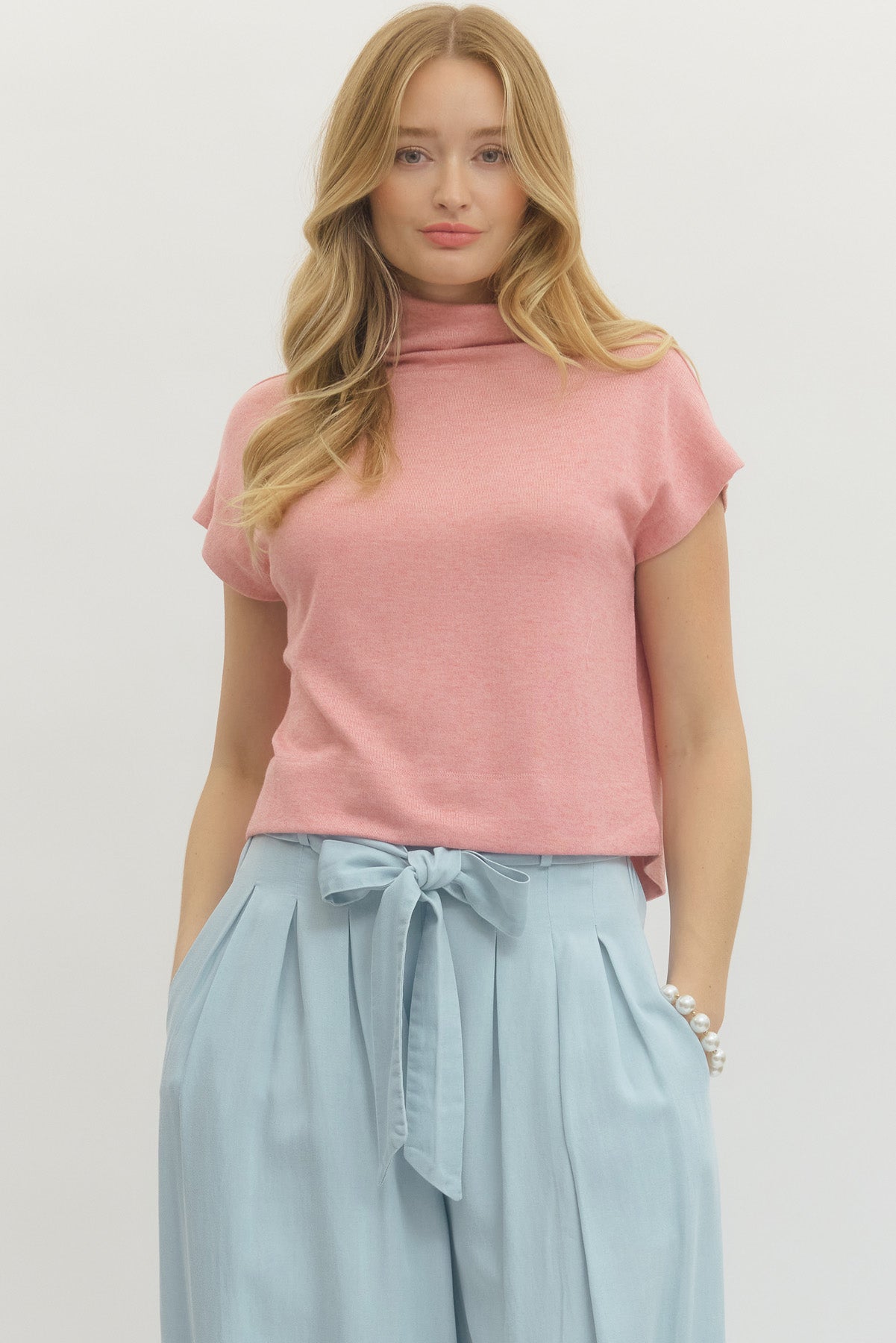Light Pink cropped top