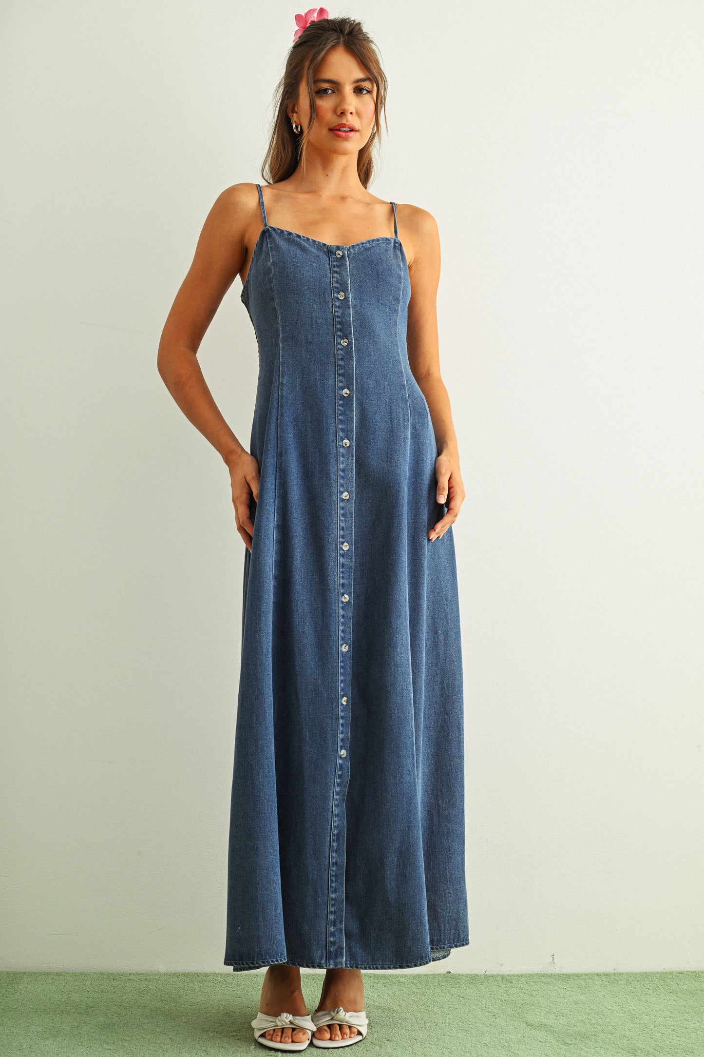 Maxi Denim Dress