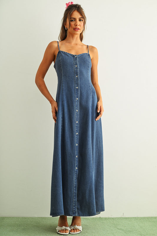 Maxi Denim Dress